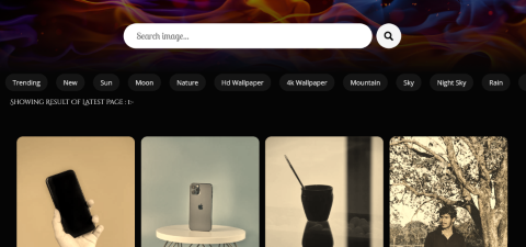 pexel search application